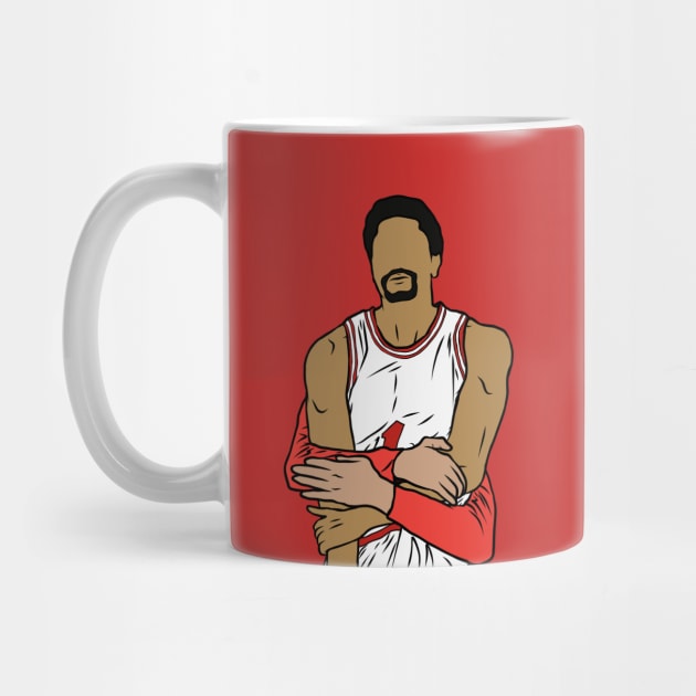 Derrick Rose Straight Face Celebration by rattraptees